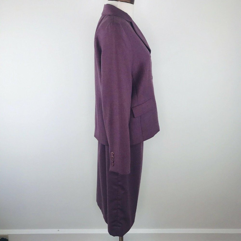 Pendleton 2-piece Purple Wool Skirt Suit  |  Women - Picture 3 of 7